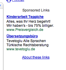 Kinderarbeit Teppiche (child labor rugs)